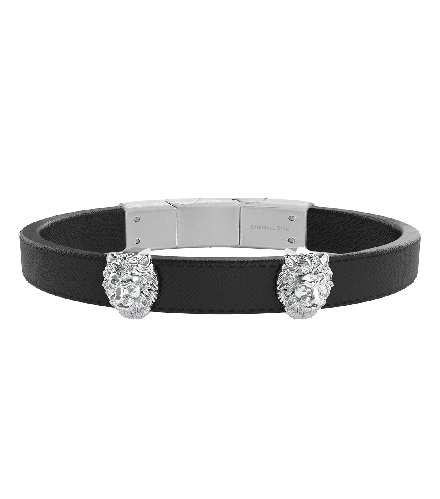 Silver Guess Jewellery bracelet in a diagonal view featuring elegant chain links, capturing a sophisticated and timeless design.