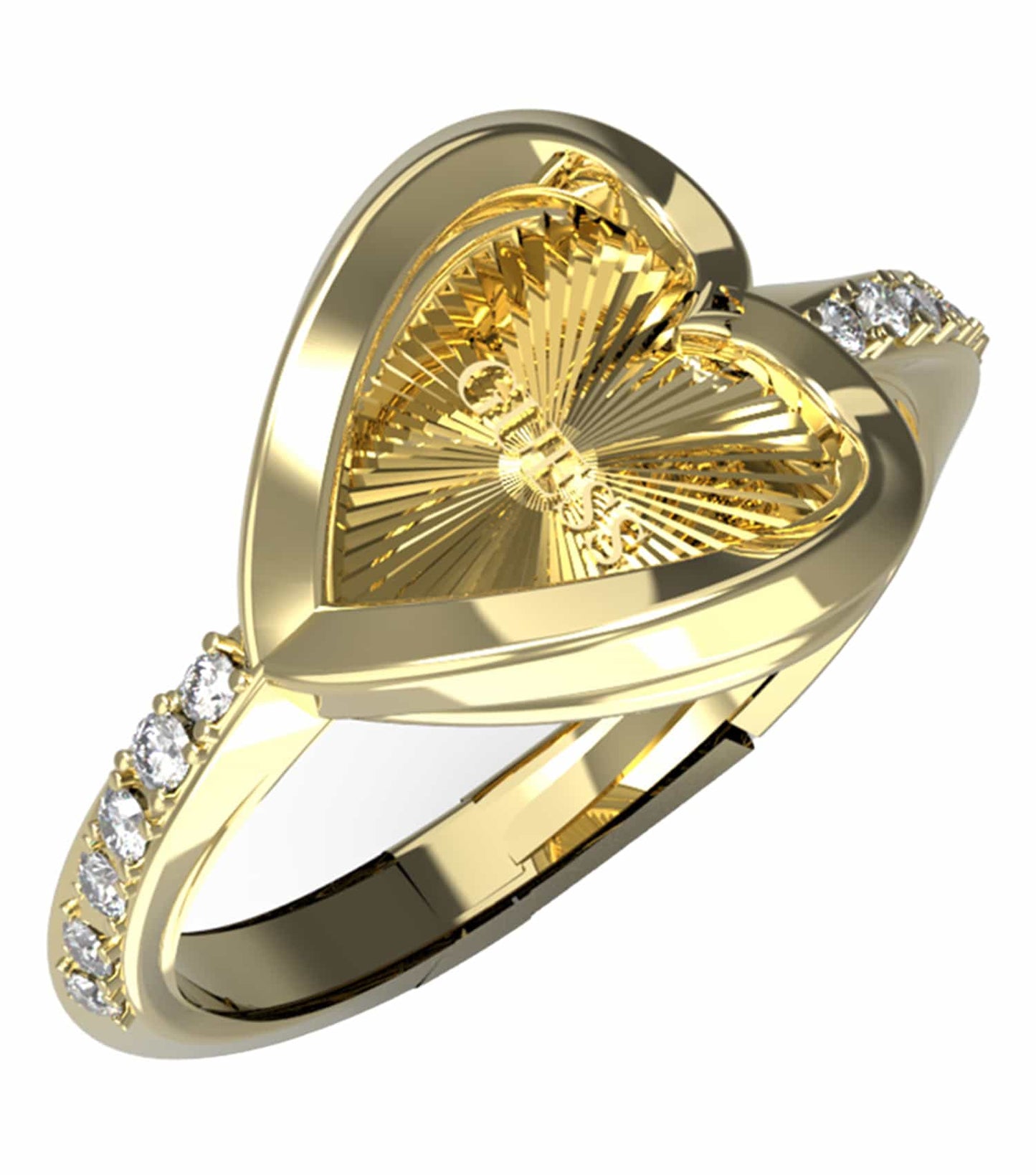Women Ring Gold Gold / 54mm