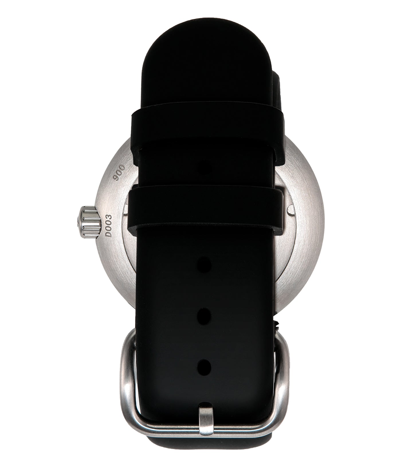Unisex 42mm Quartz Design Watch with Black Strap & Gold Dial