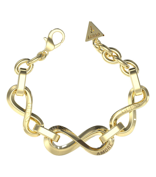 Women Guess Id Bracelet Gold Small