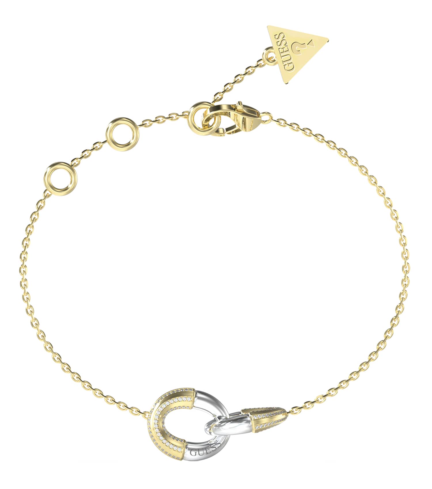 Ladies Majorelle Bracelet Silver &Amp; Gold Steel