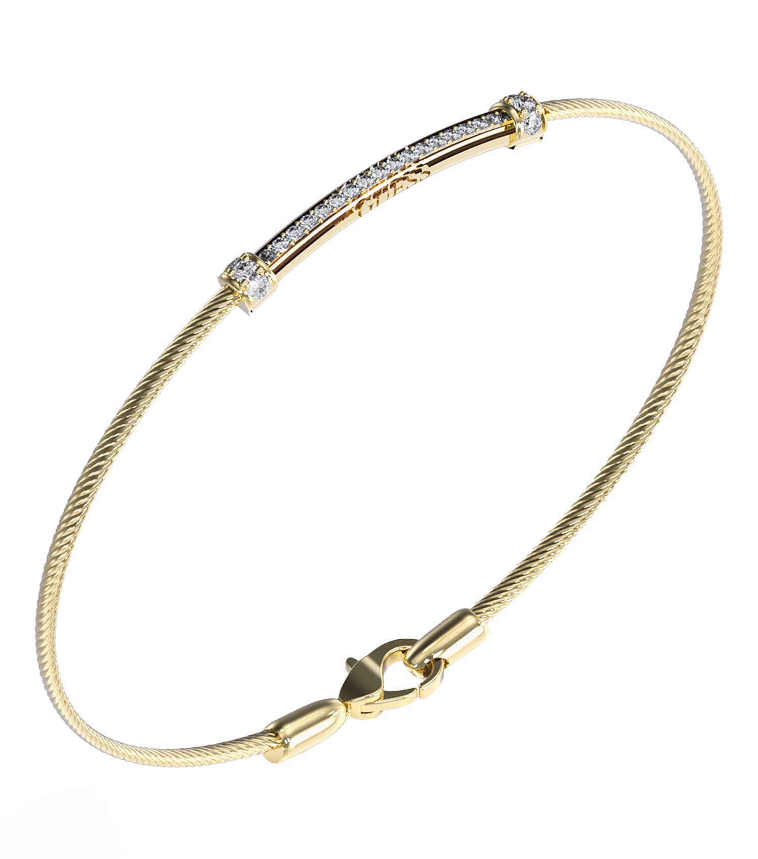 Ladies Kalybe Bracelet Gold Steel