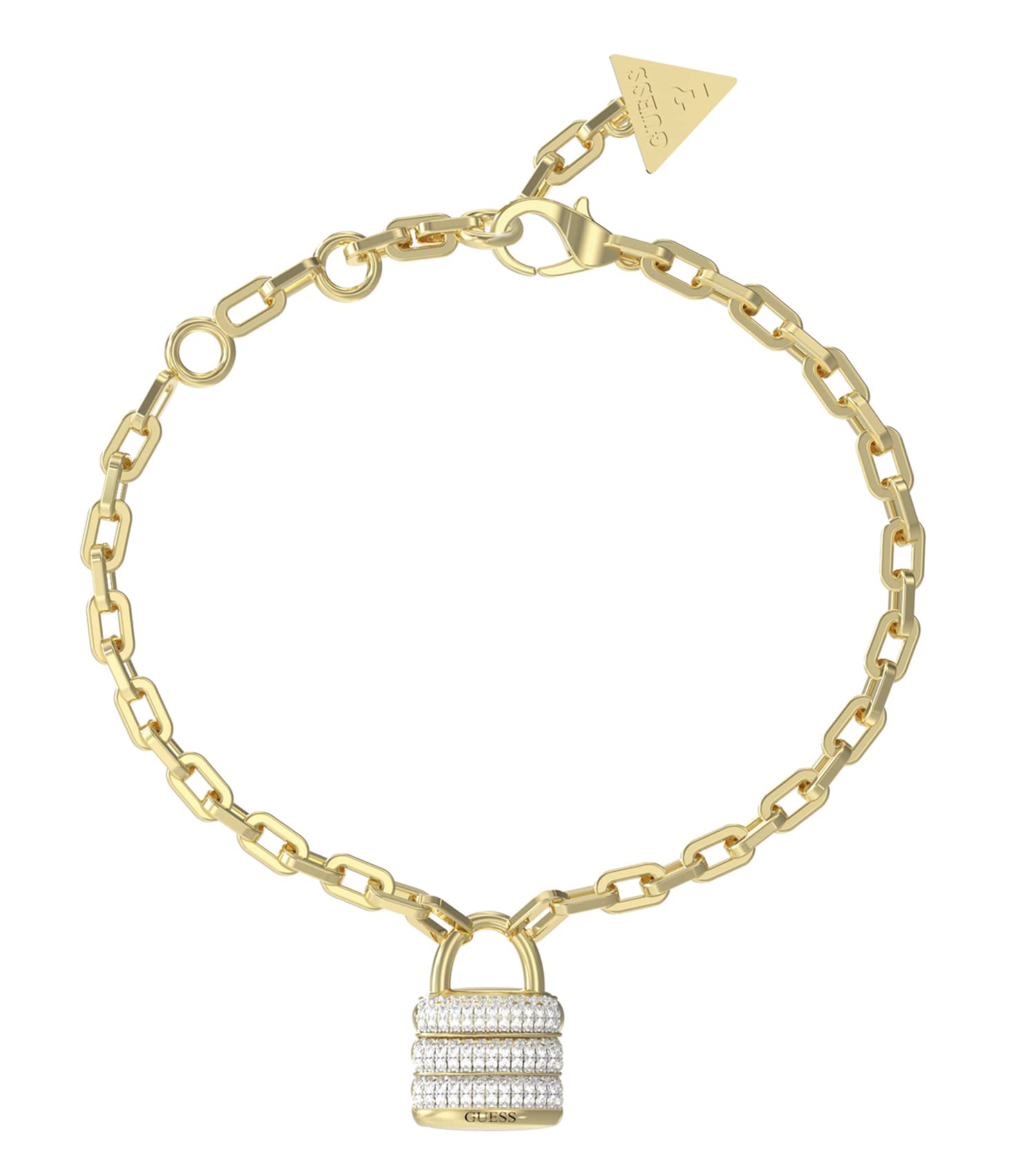 Ladies Guess My Secret Bracelet Gold Steel