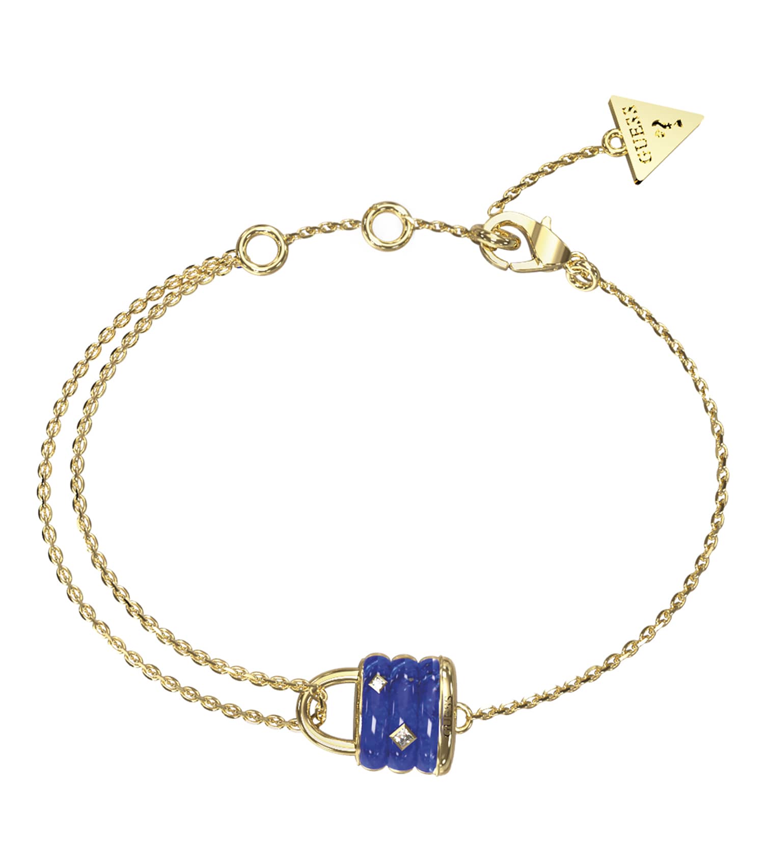 Ladies Guess My Secret Bracelet Gold Steel