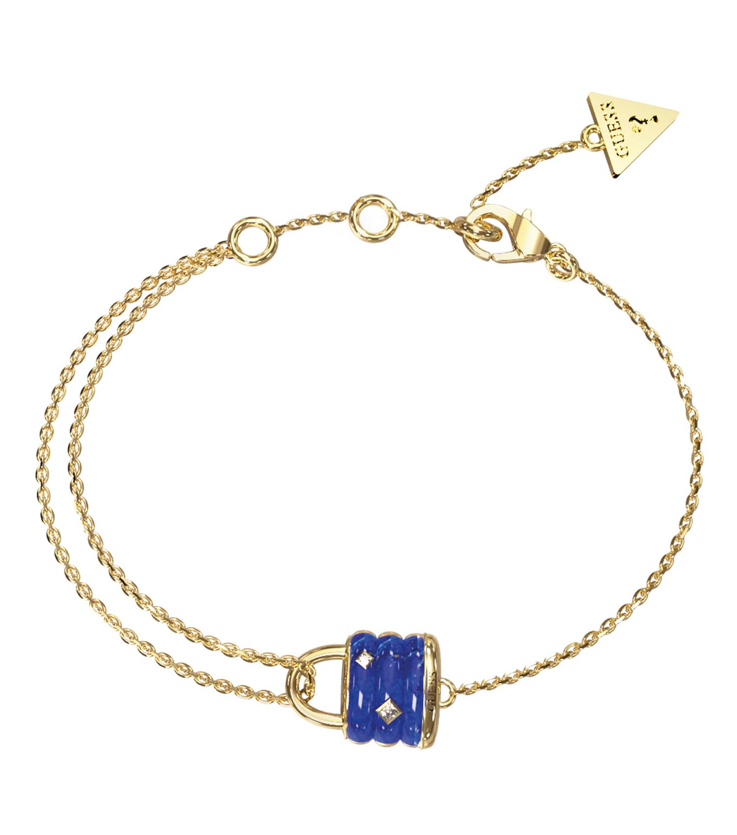 Ladies Guess My Secret Bracelet Gold Steel