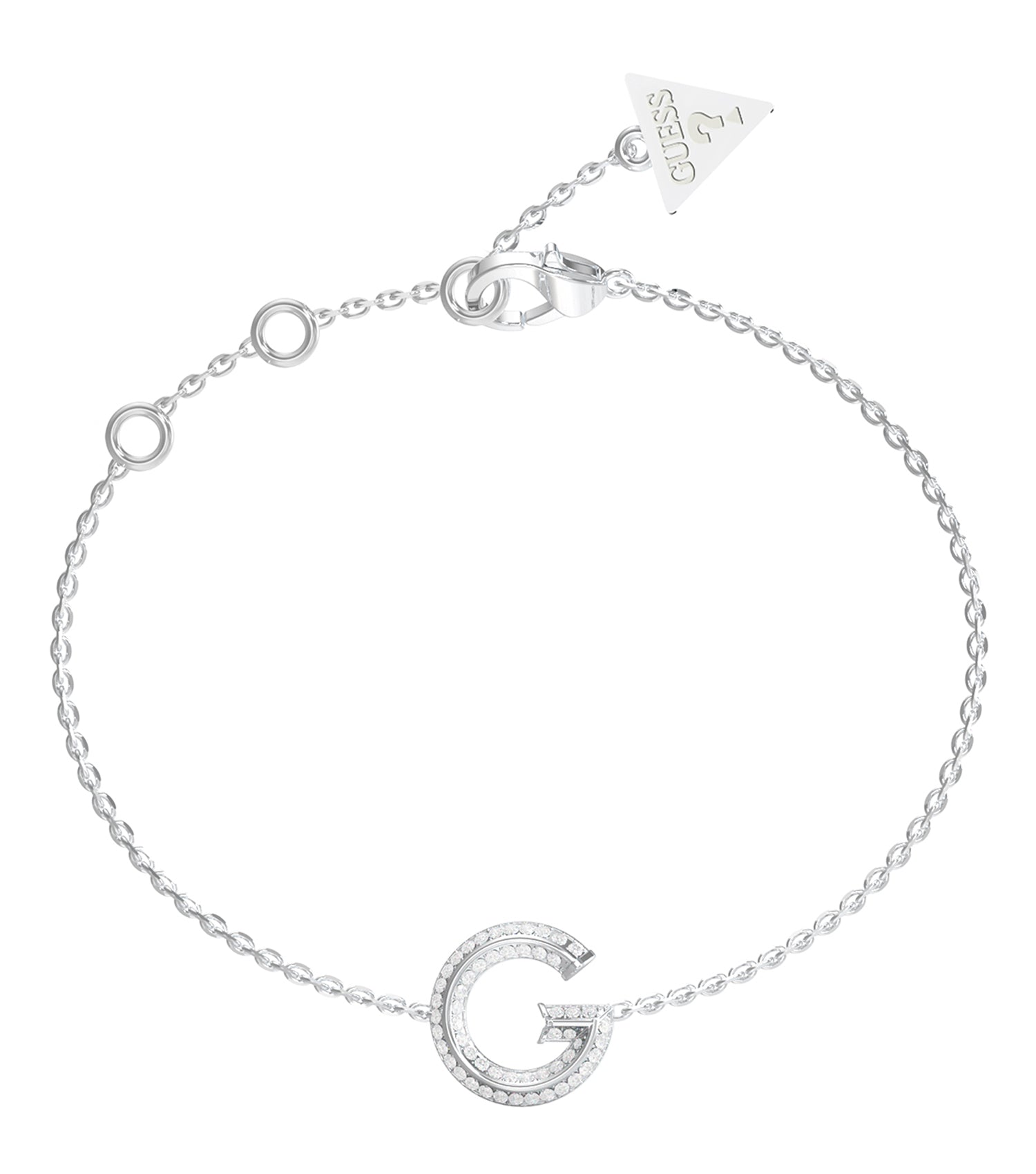 Ladies G Crystal Bracelet Gold Steel