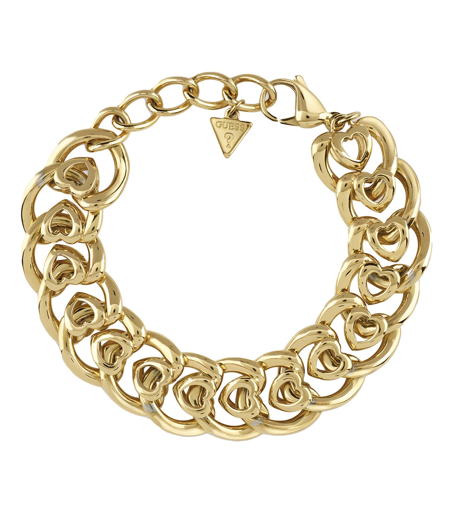 Ladies L.O.V.E. Bracelet Gold Steel