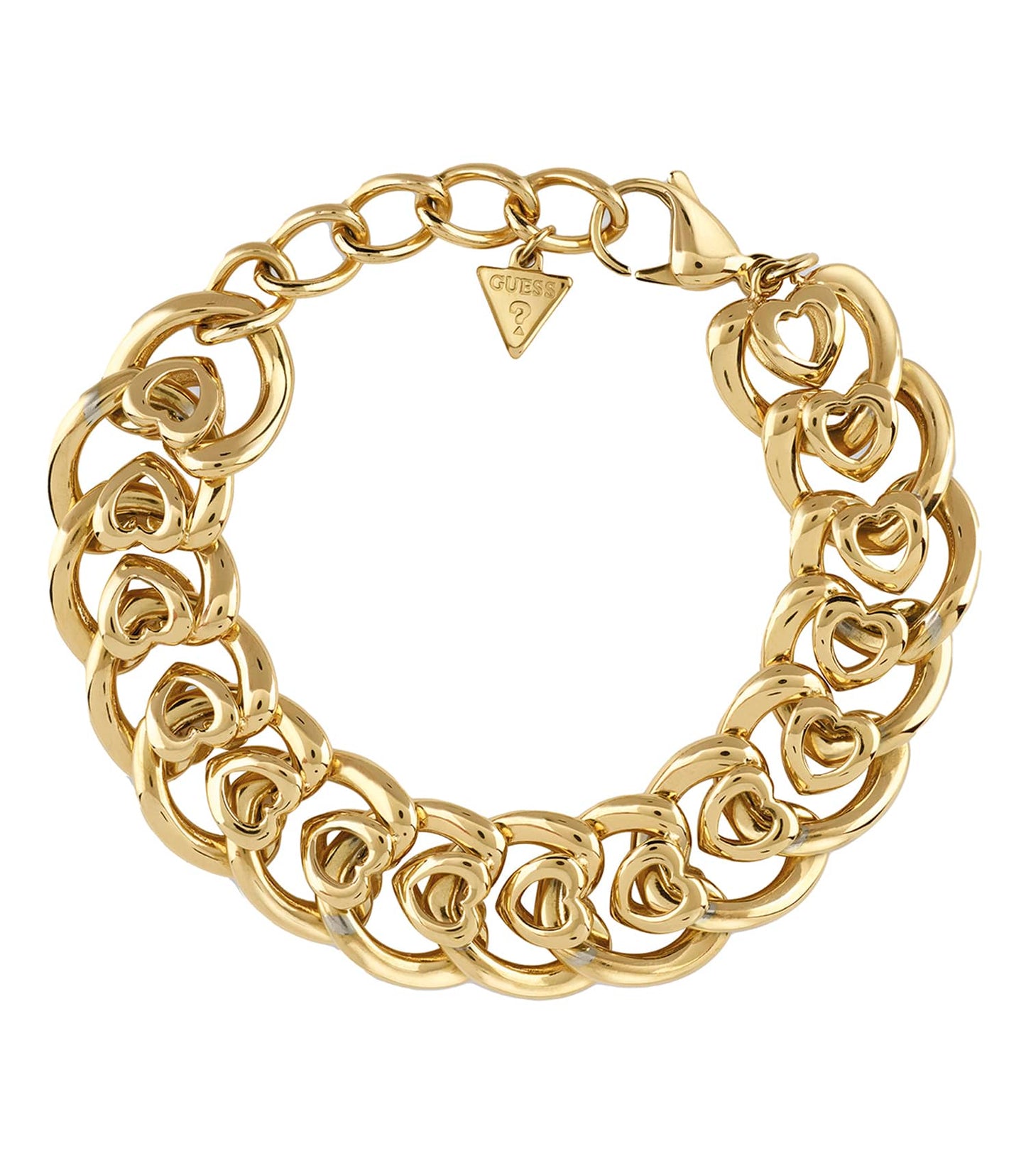 Ladies L.O.V.E. Bracelet Gold Steel