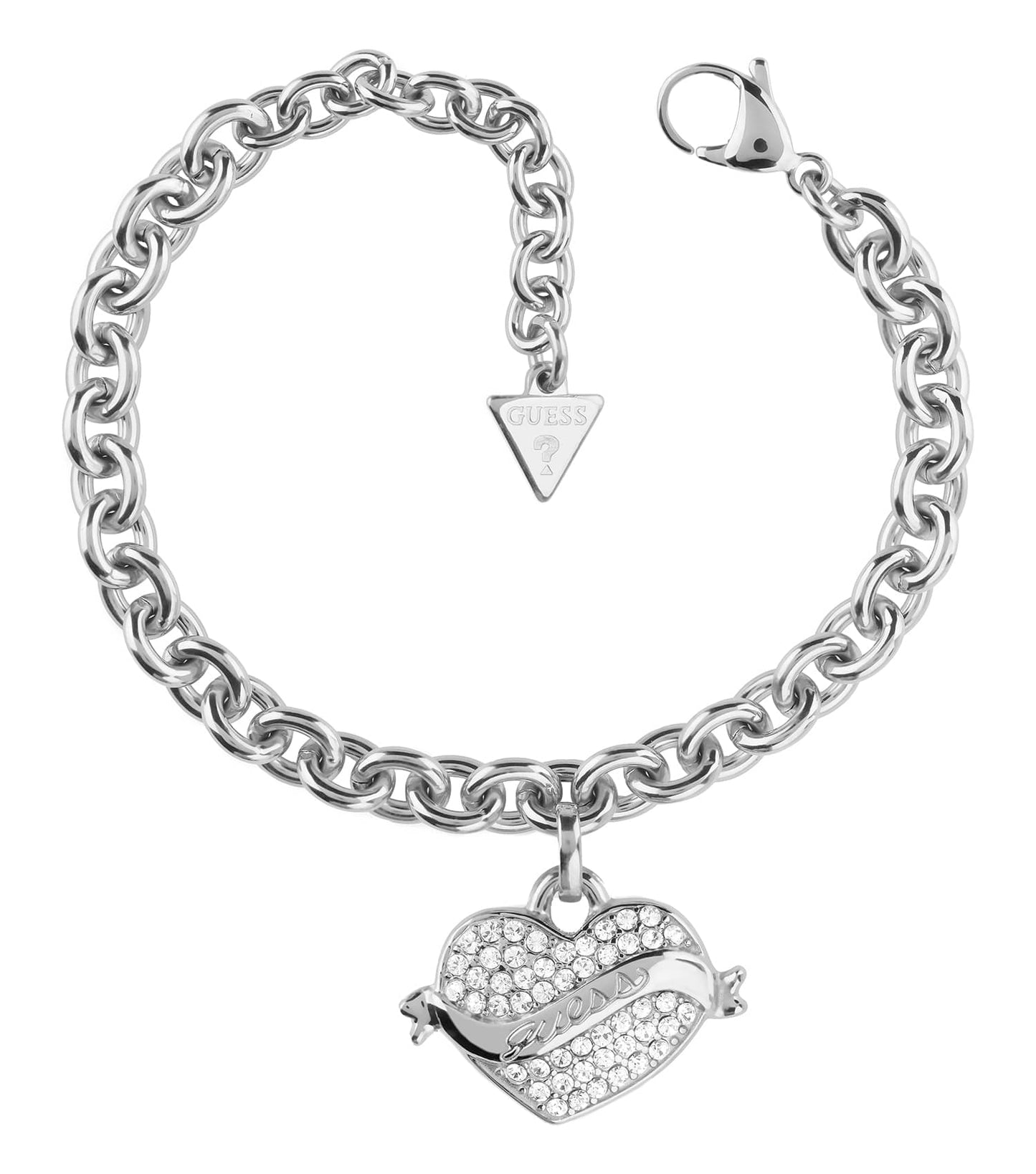 Ladies Vintage Guess Bracelet Gold Steel