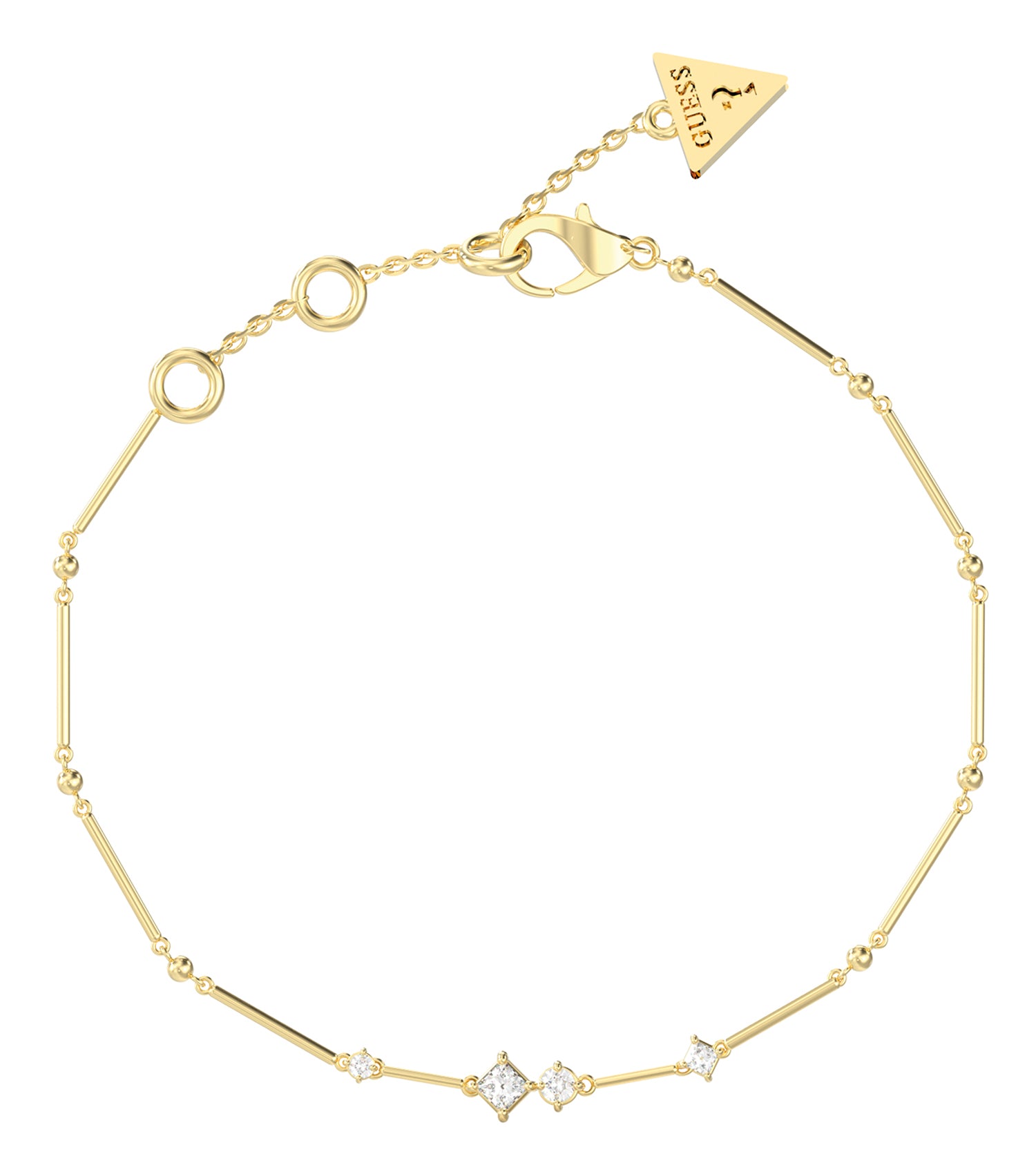 Ladies Galaxy Bracelet Gold Steel