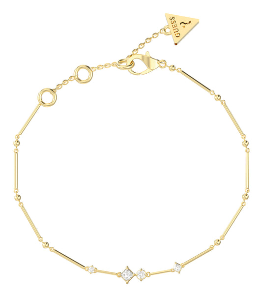 Ladies Galaxy Bracelet Gold Steel