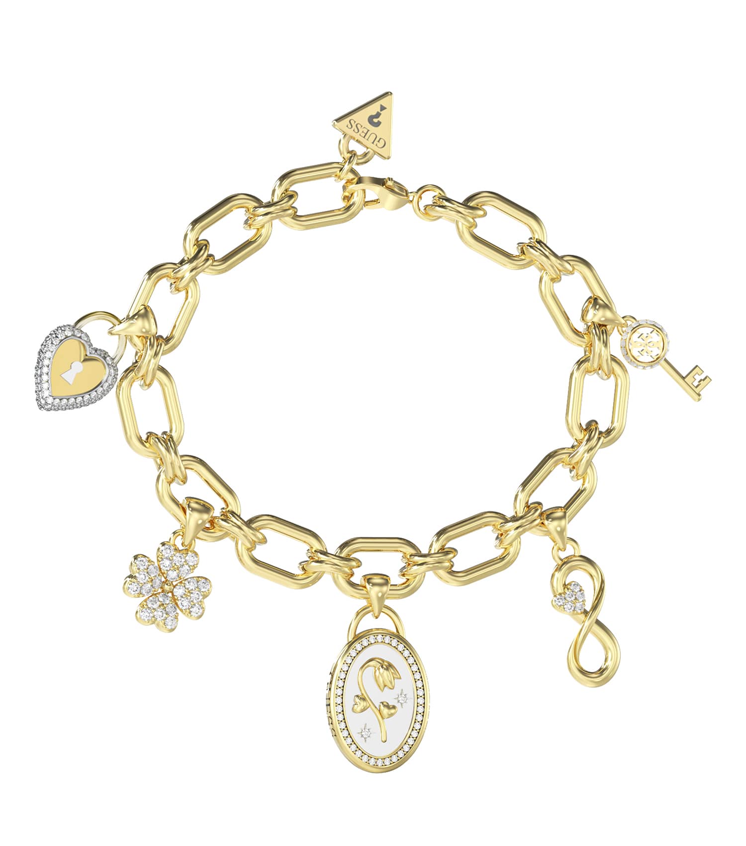 Ladies Love Bites Bracelet  Steel