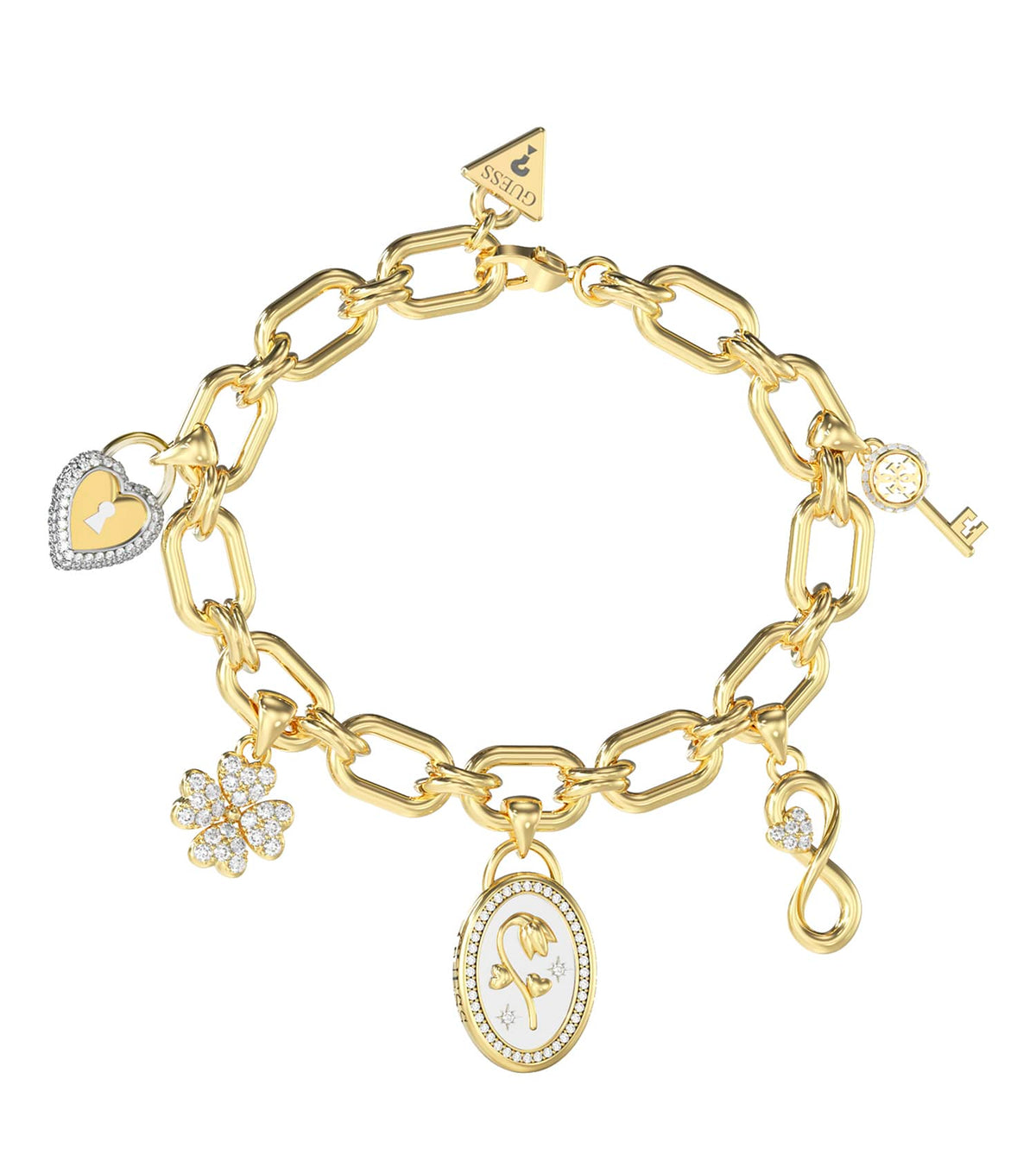 Ladies Love Bites Bracelet  Steel