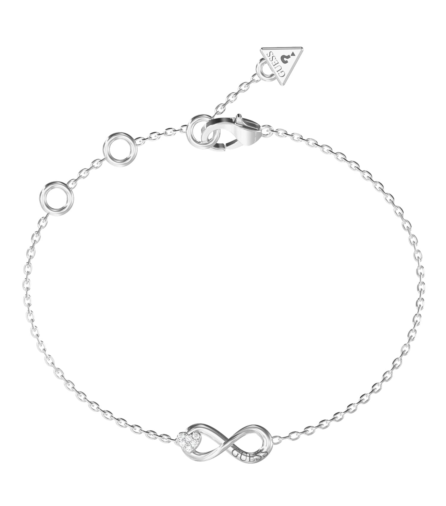 Ladies Love Bites Bracelet Silver Steel