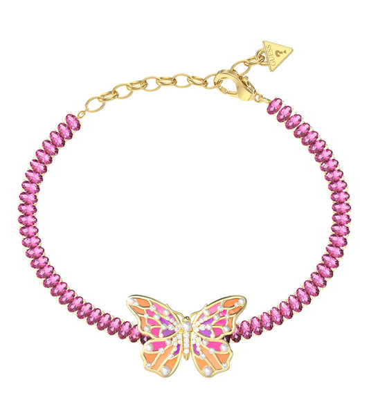 Women Borboleta Bracelet Gold Steel