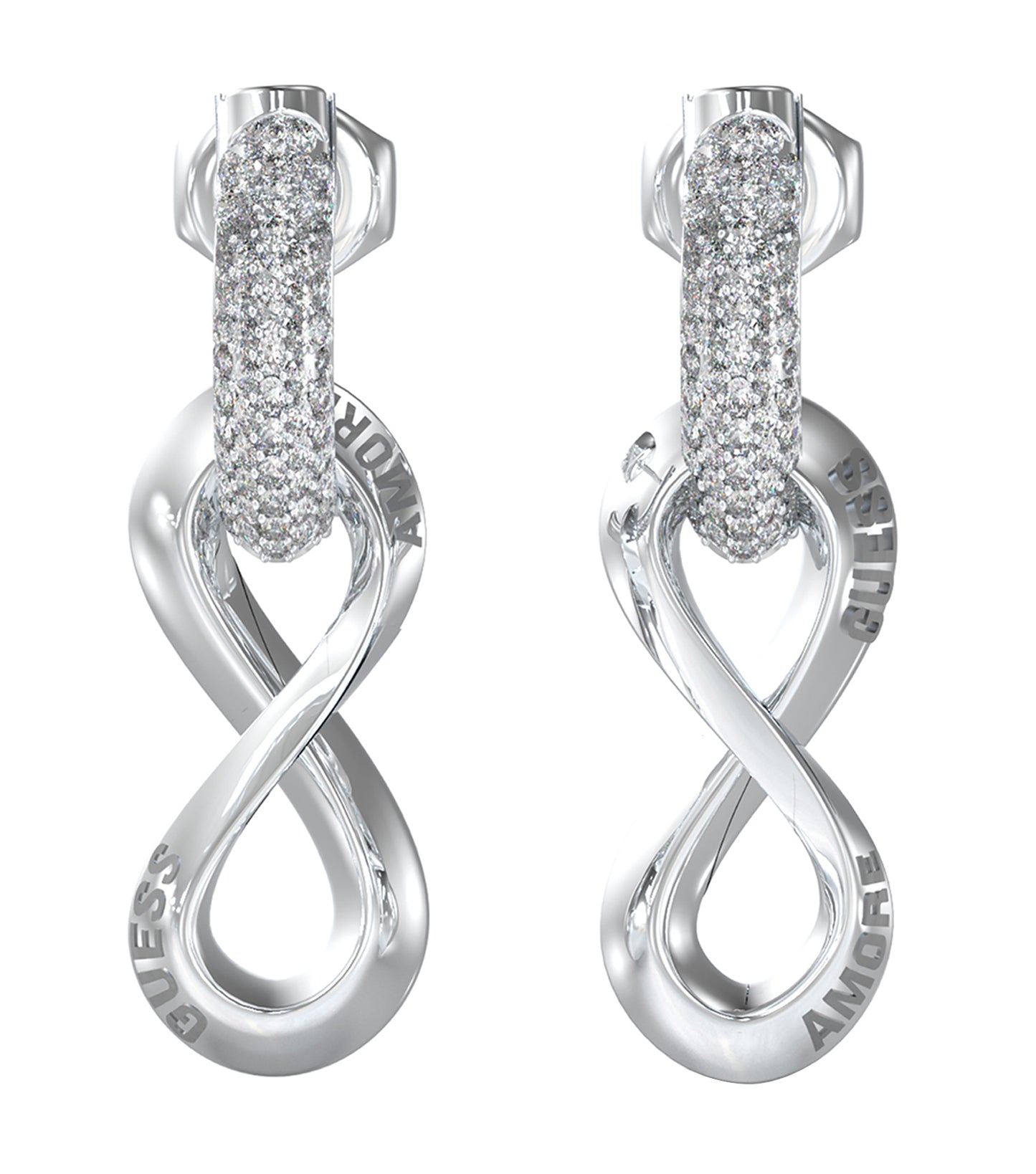 Women Guess Id Earrings