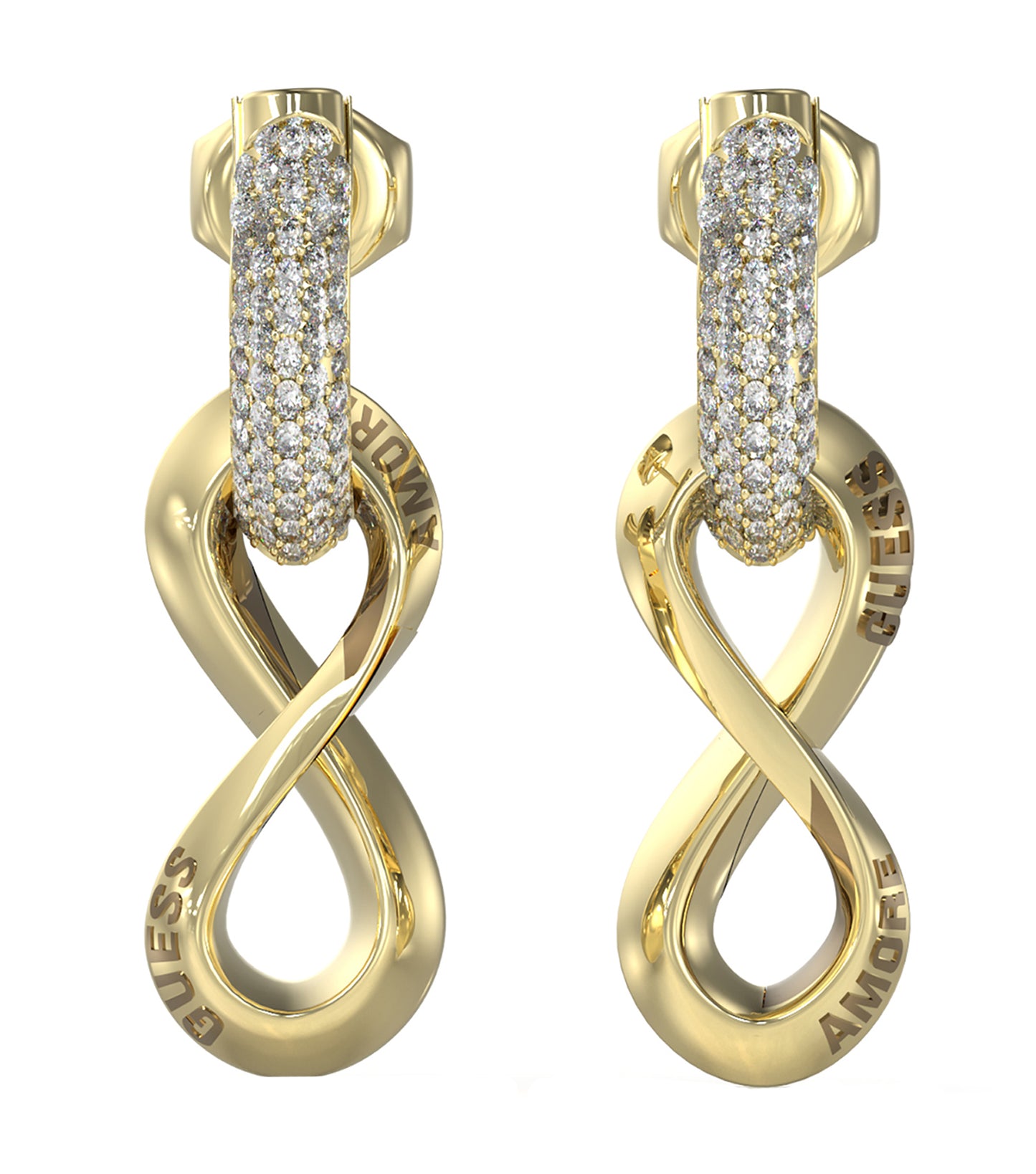 Women Guess Id Earrings