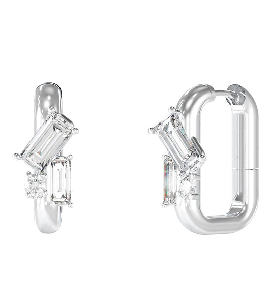 Ladies Chandelier Earrings Silver Steel