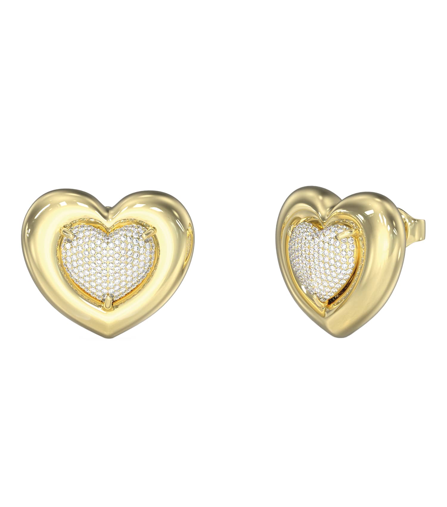Ladies L.O.V.E. Earrings Gold Steel