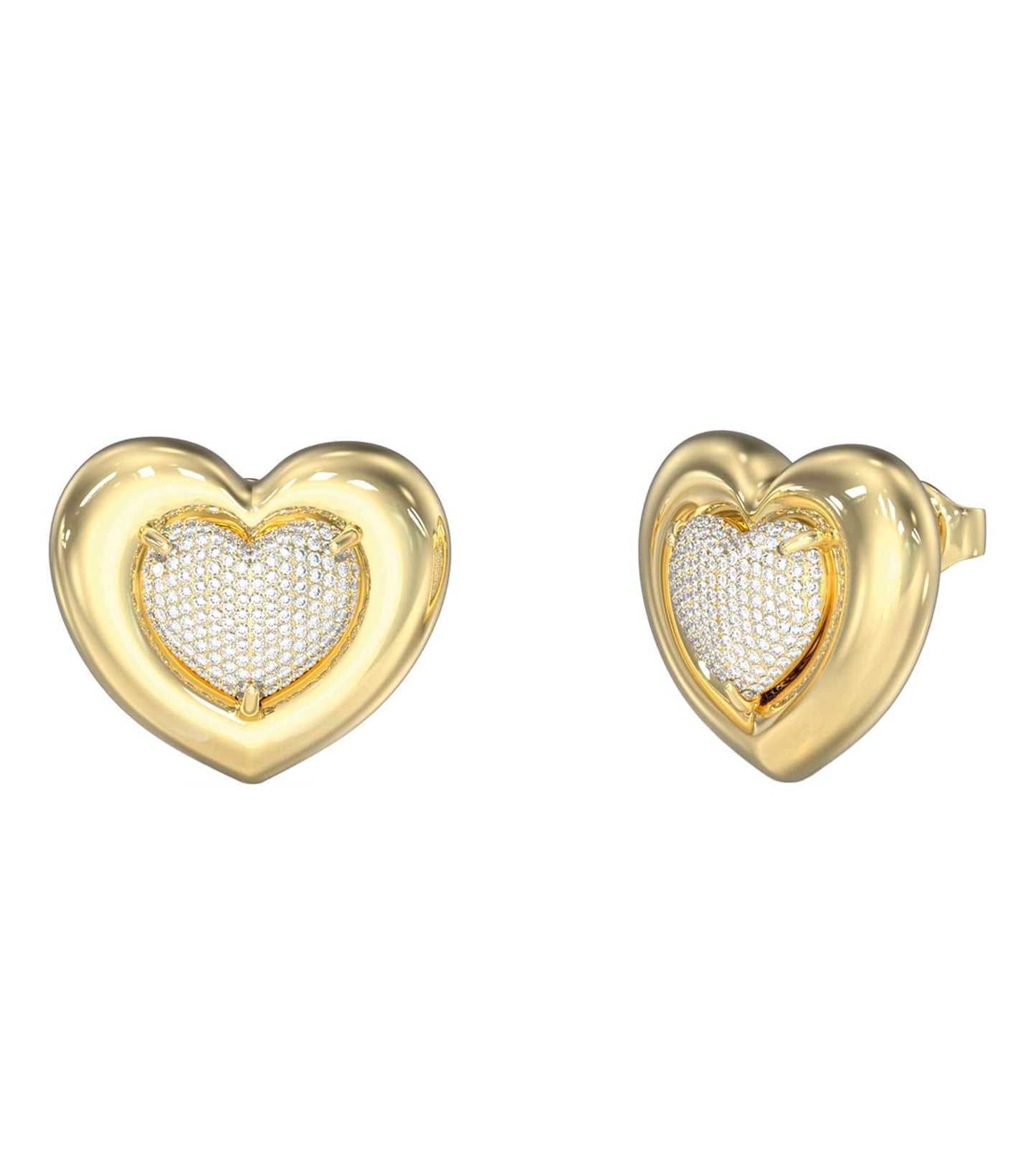 Ladies L.O.V.E. Earrings Gold Steel
