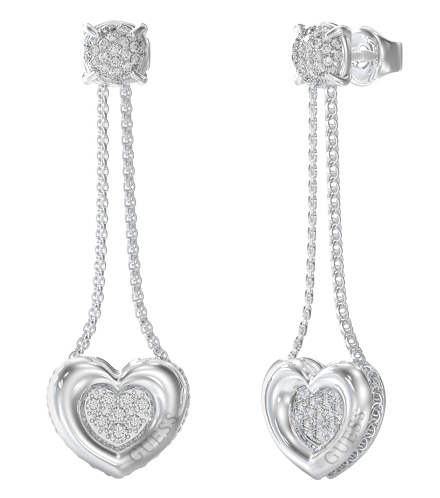 Ladies L.O.V.E. Earrings Gold Steel