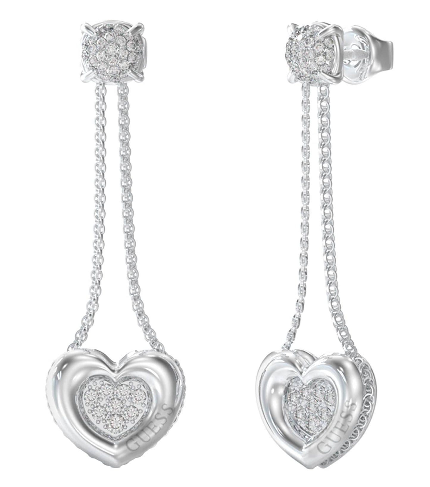 Ladies L.O.V.E. Earrings Gold Steel