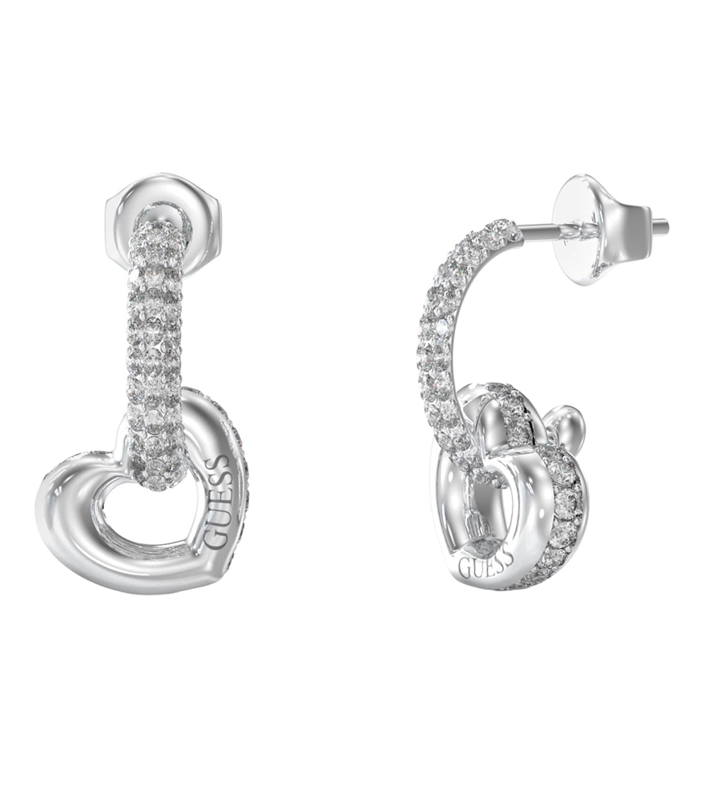 Ladies L.O.V.E. Earrings Gold Steel