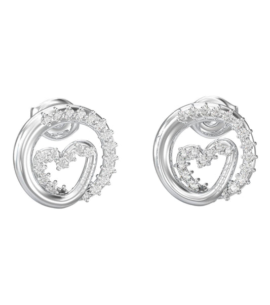 Ladies Iconique Earrings Gold Steel