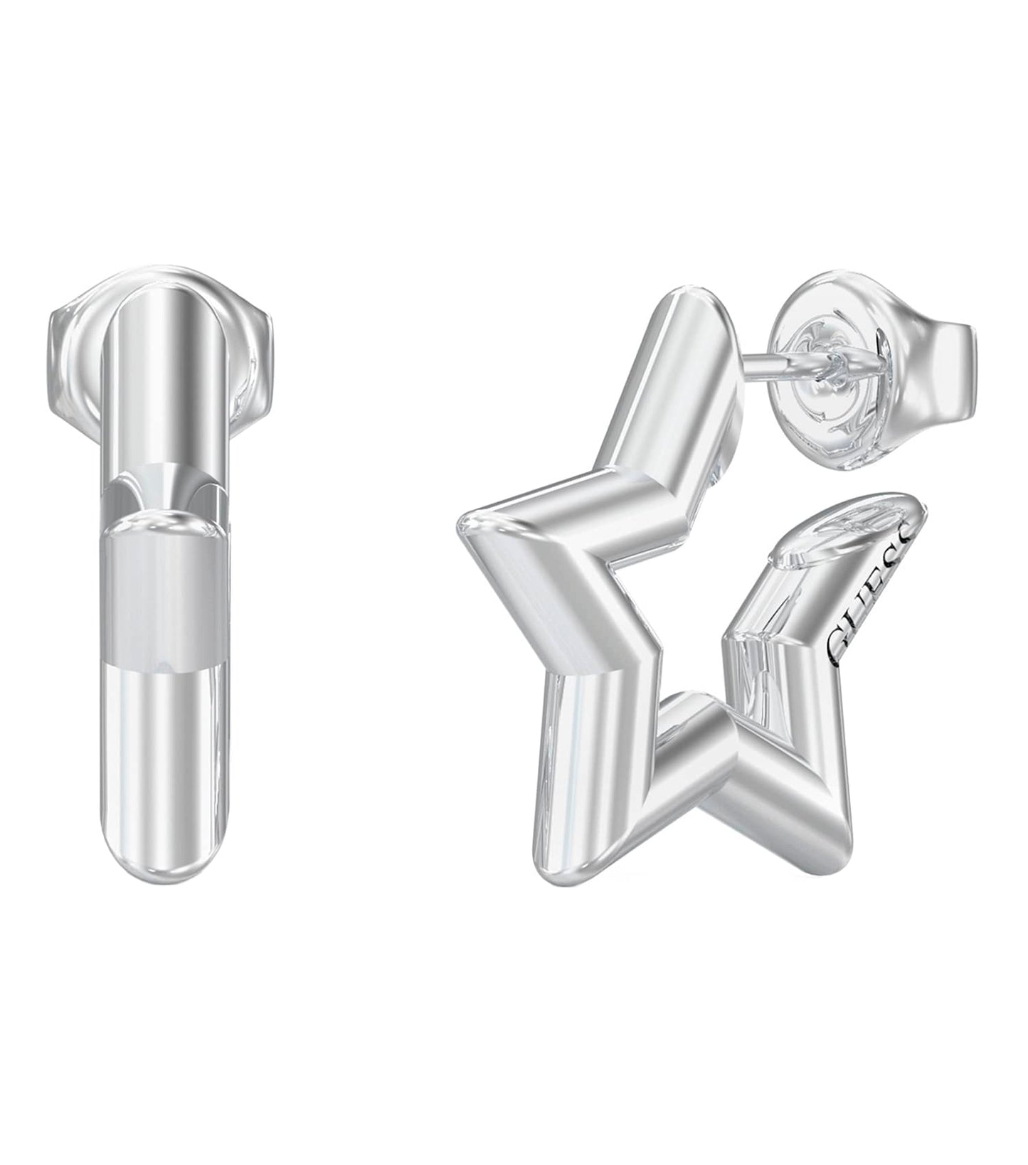 Ladies Iconique Earrings Gold Steel