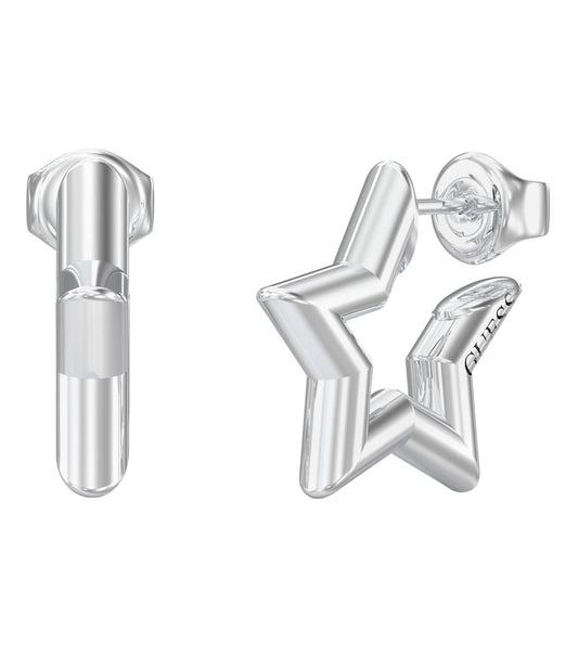 Ladies Iconique Earrings Gold Steel