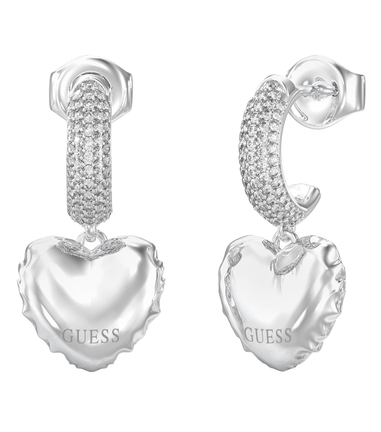 Ladies Iconique Earrings Gold Steel