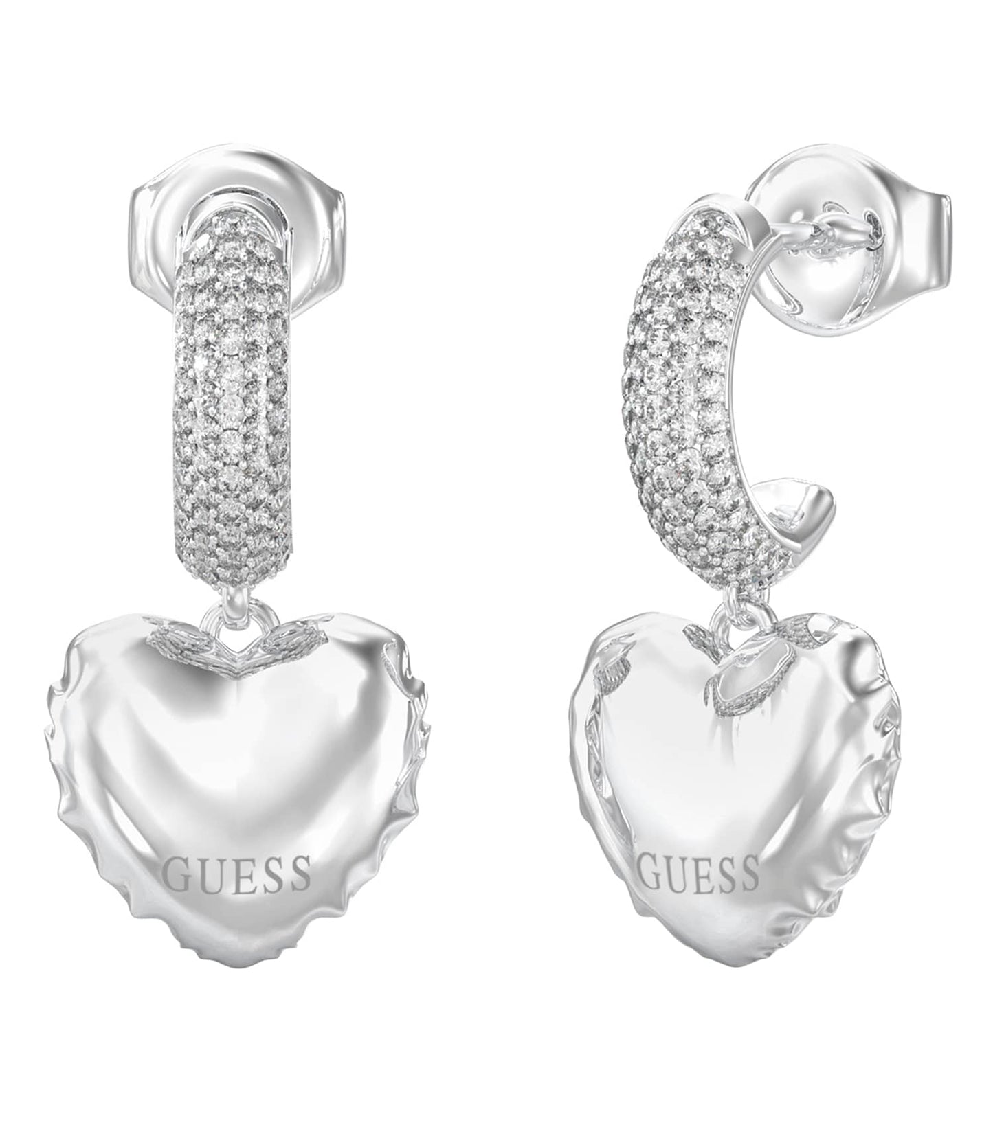 Ladies Iconique Earrings Gold Steel