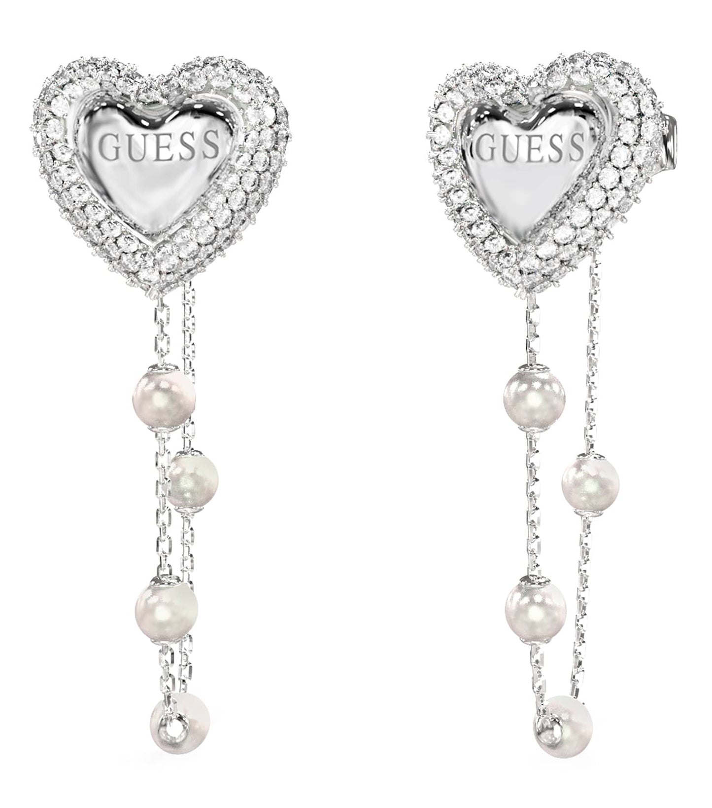 Ladies Beloved Earrings Silver Steel