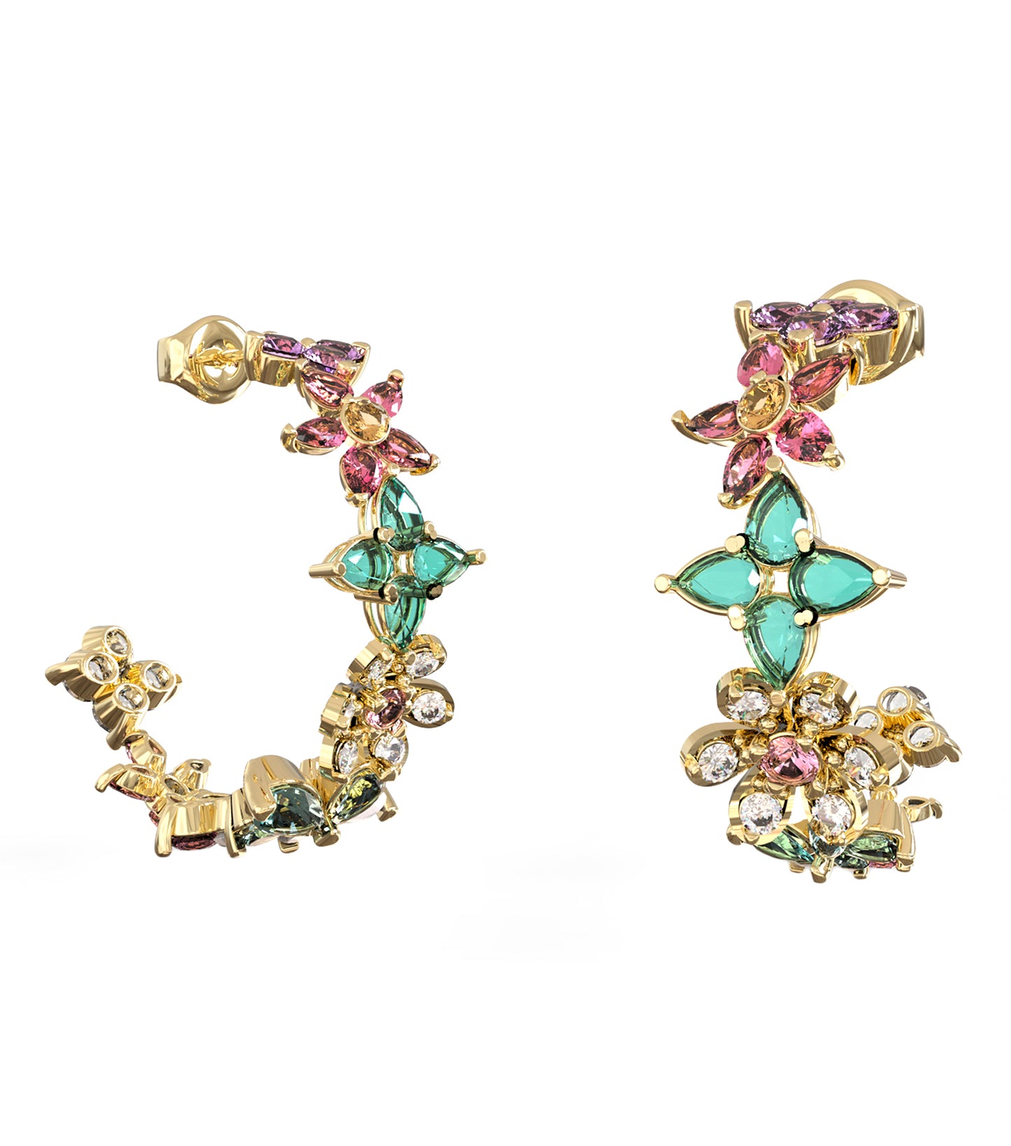 Ladies Secret Garden Earrings  Steel | Ramadan Edition