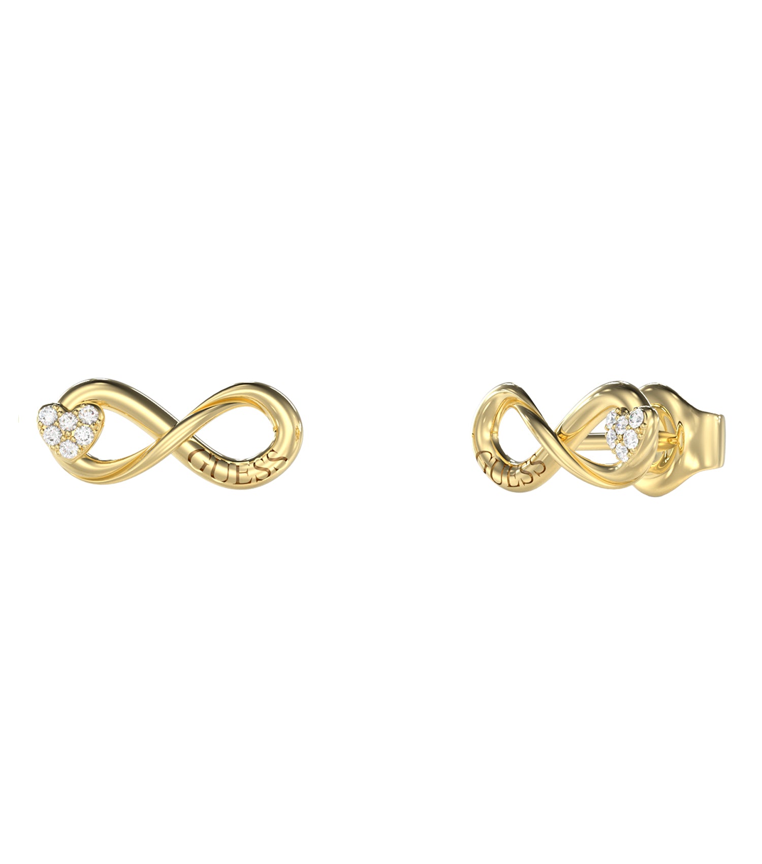 Ladies Love Bites Earrings Silver Steel
