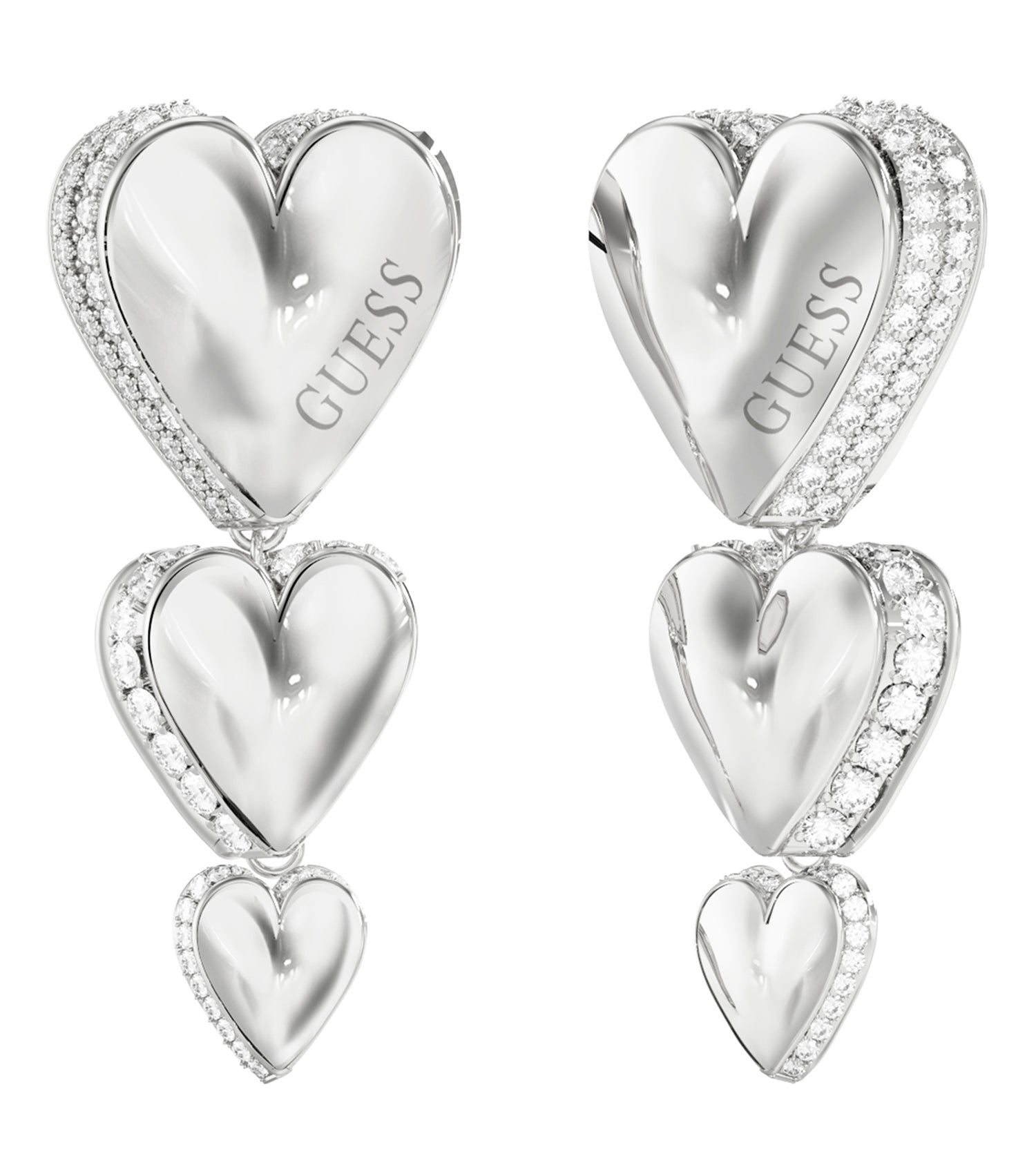 Ladies By Your Side Earrings Silver Steel