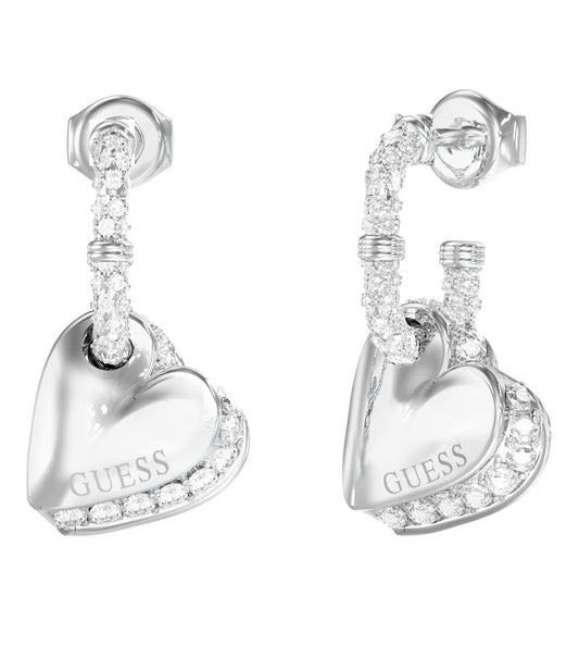 Ladies By Your Side Earrings Silver Steel