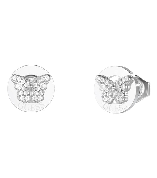 Women Borboleta Earrings Gold Steel