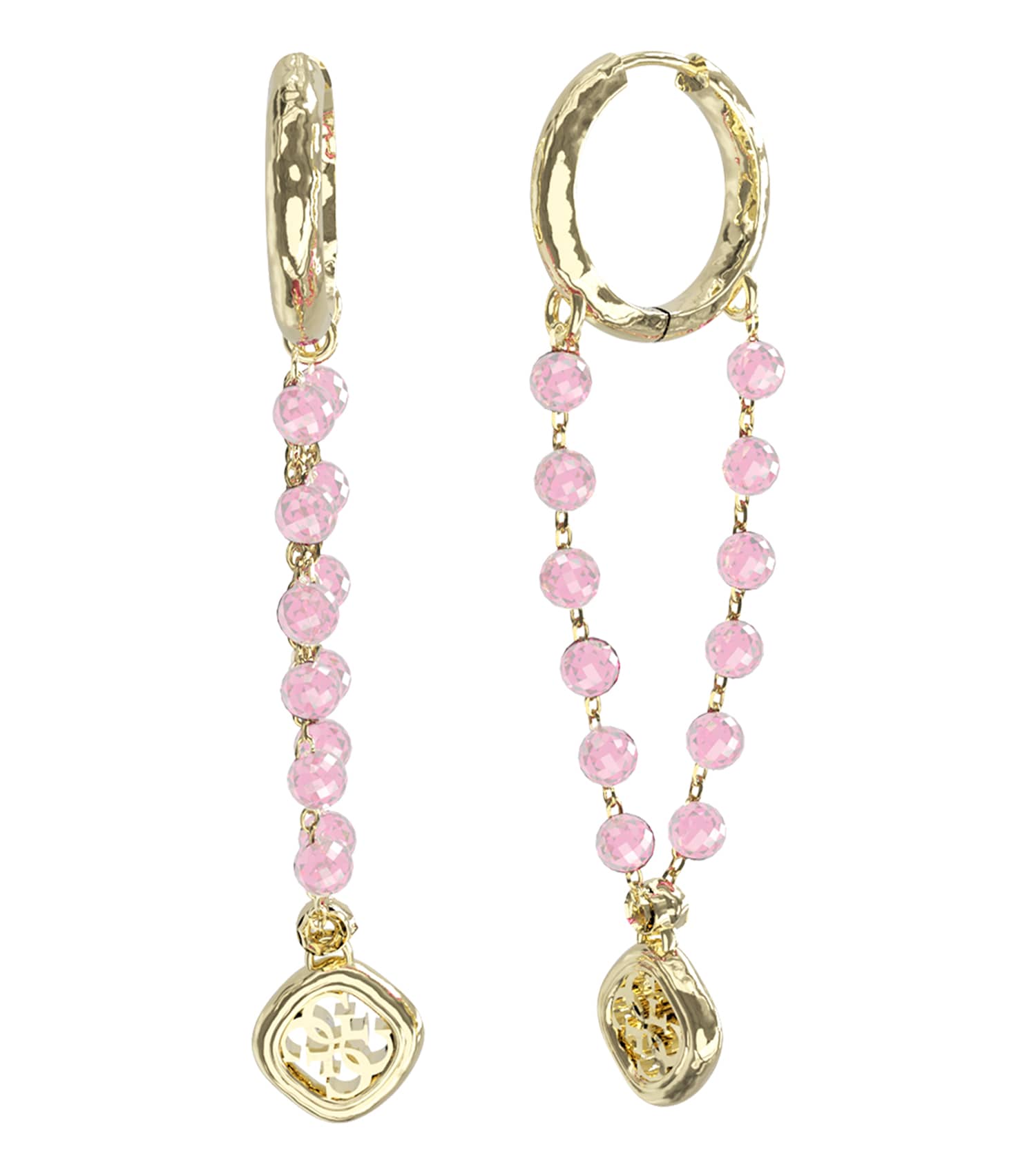 Women Jaipur Splendor Earrings Gold Steel