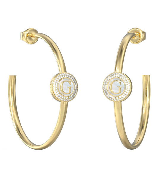 Women G Talisman Earrings Gold Steel