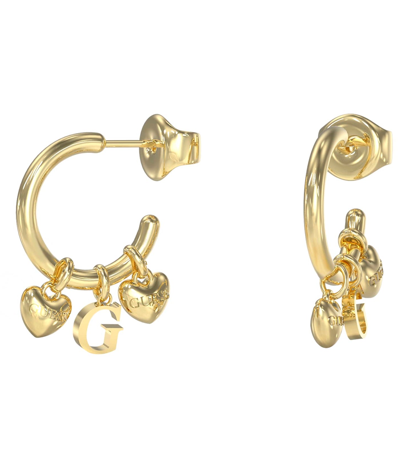 Women G Talisman Earrings Gold Steel
