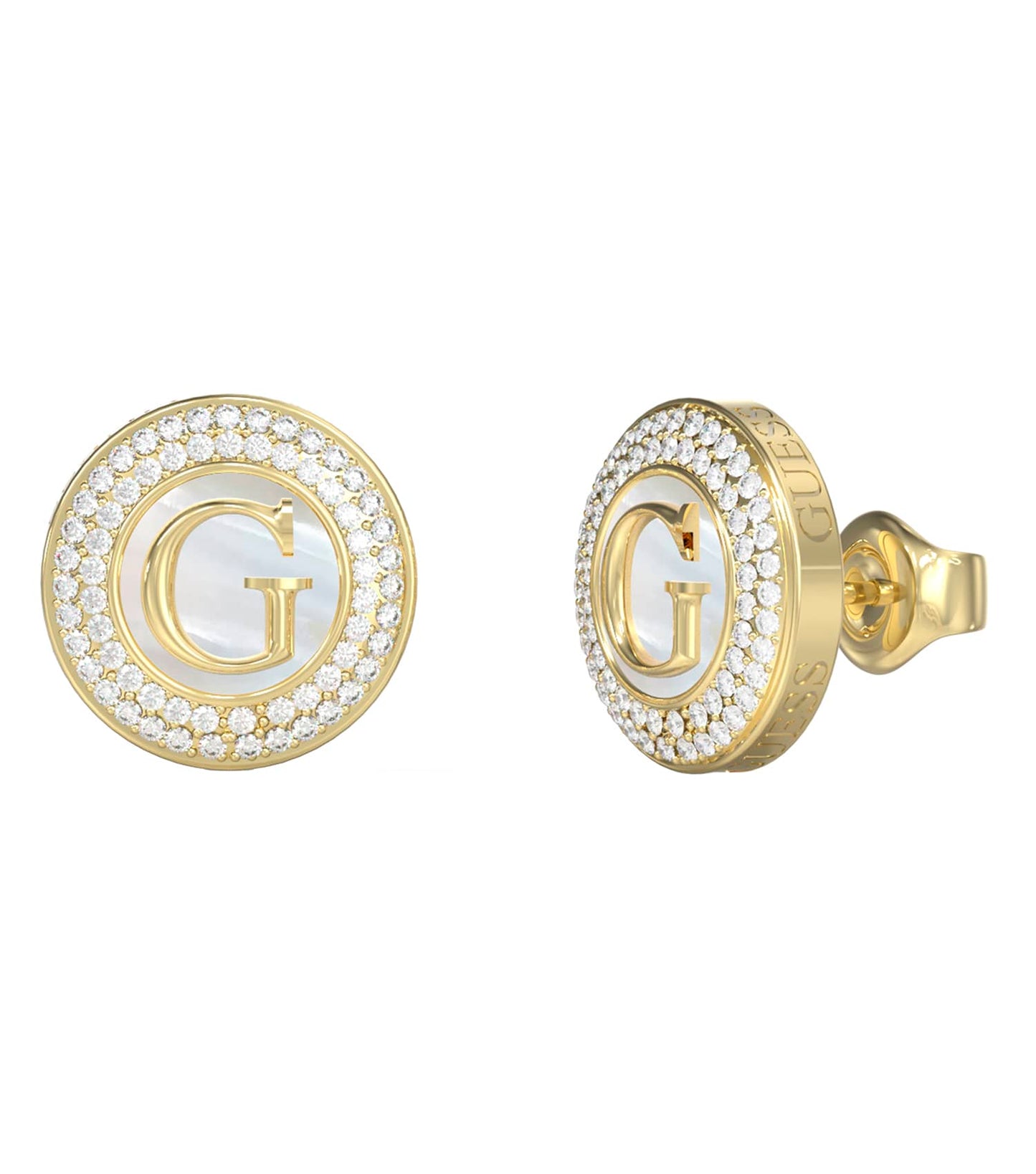 Women G Talisman Earrings Gold Steel