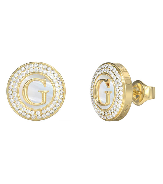 Women G Talisman Earrings Gold Steel