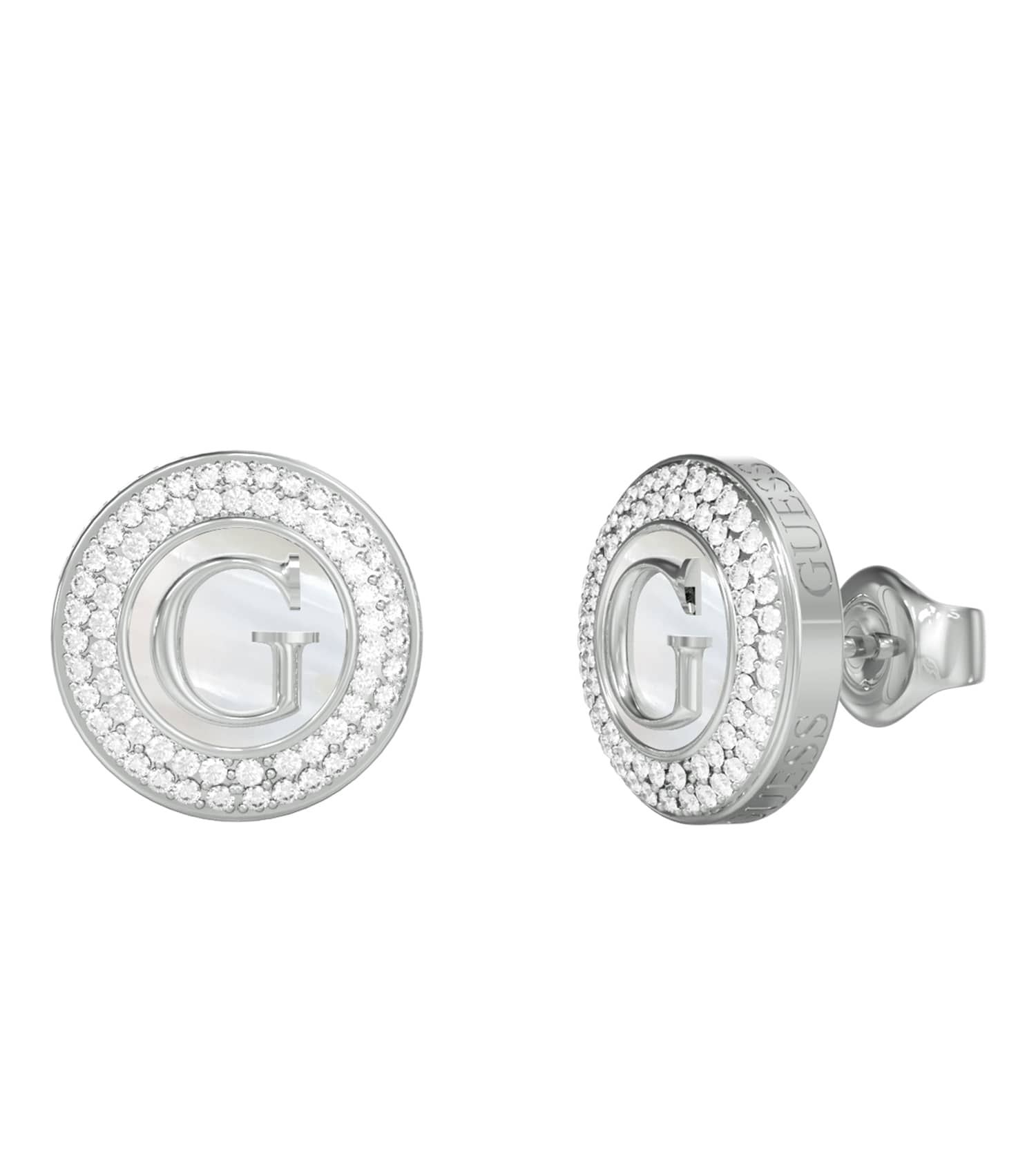 Women G Talisman Earrings Silver Steel