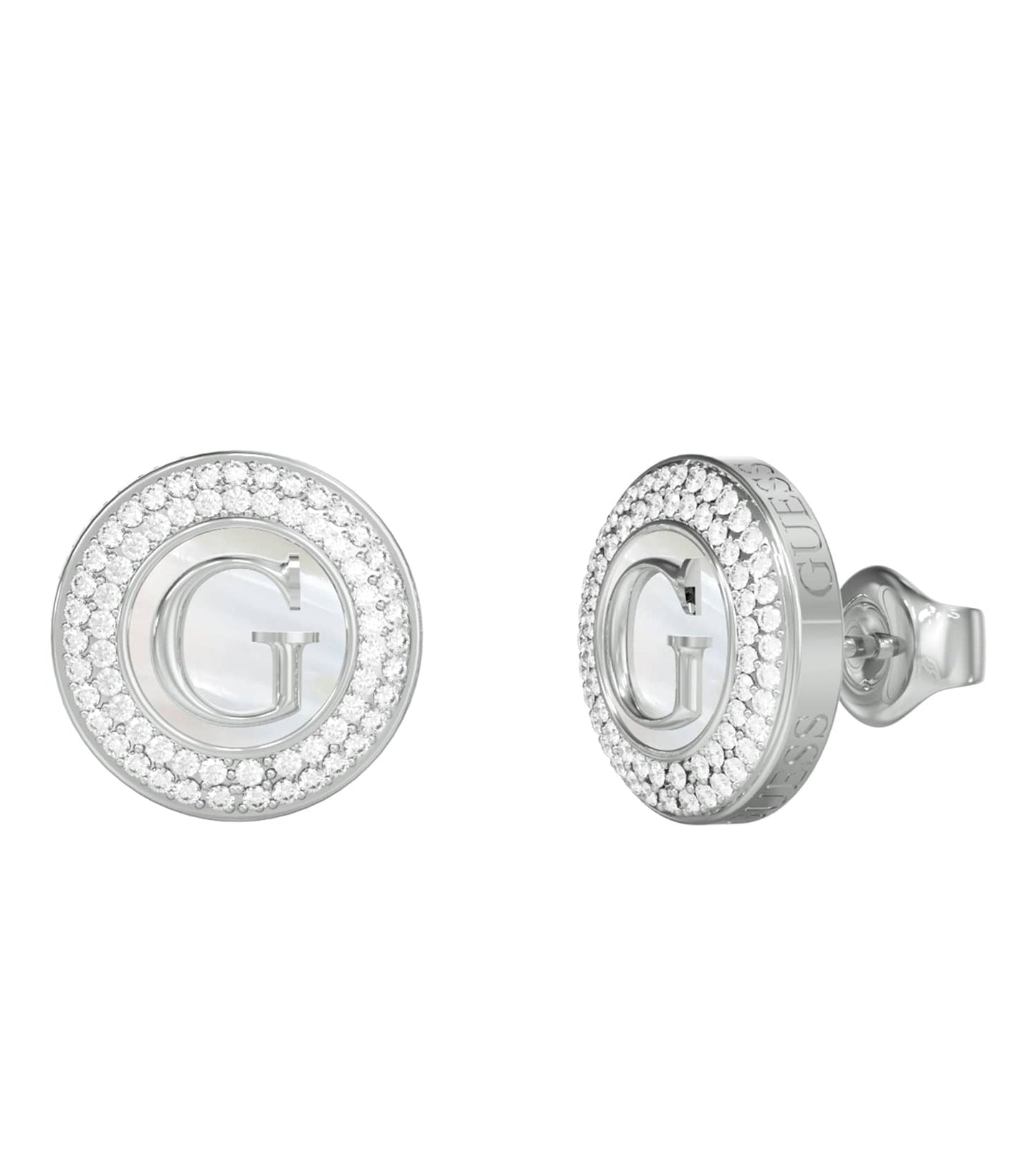 Women G Talisman Earrings Silver Steel