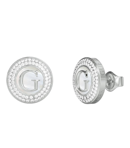Women G Talisman Earrings Silver Steel