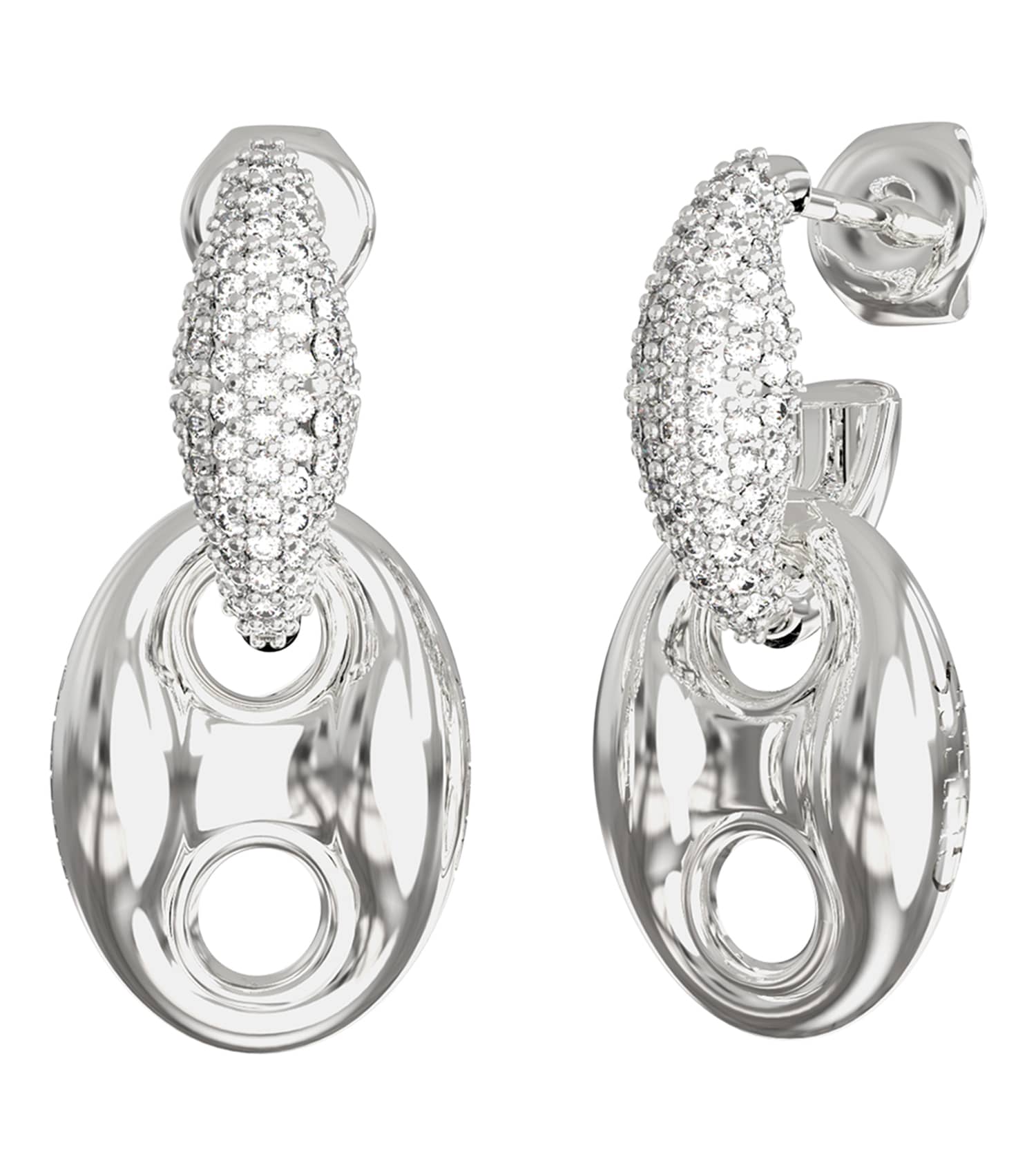 Women Marina Earrings Gold Steel