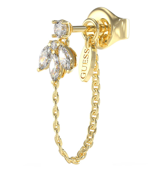 Women Piercing Studio Earrings Gold Steel