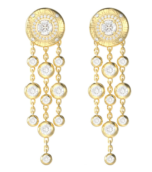 Women Sparks Earrings Gold Steel