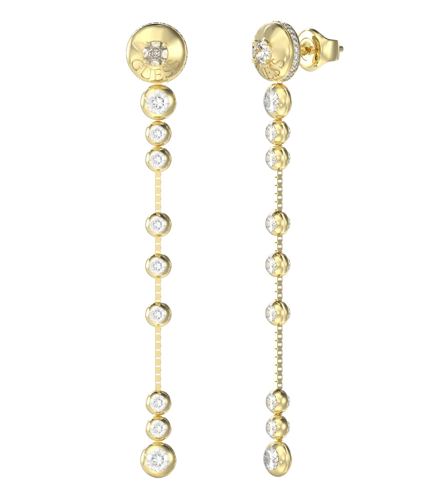 Women Sparks Earrings Gold Steel